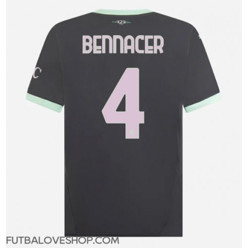 Dres AC Milan Ismael Bennacer #4 Tretina 2024-25 Krátky Rukáv